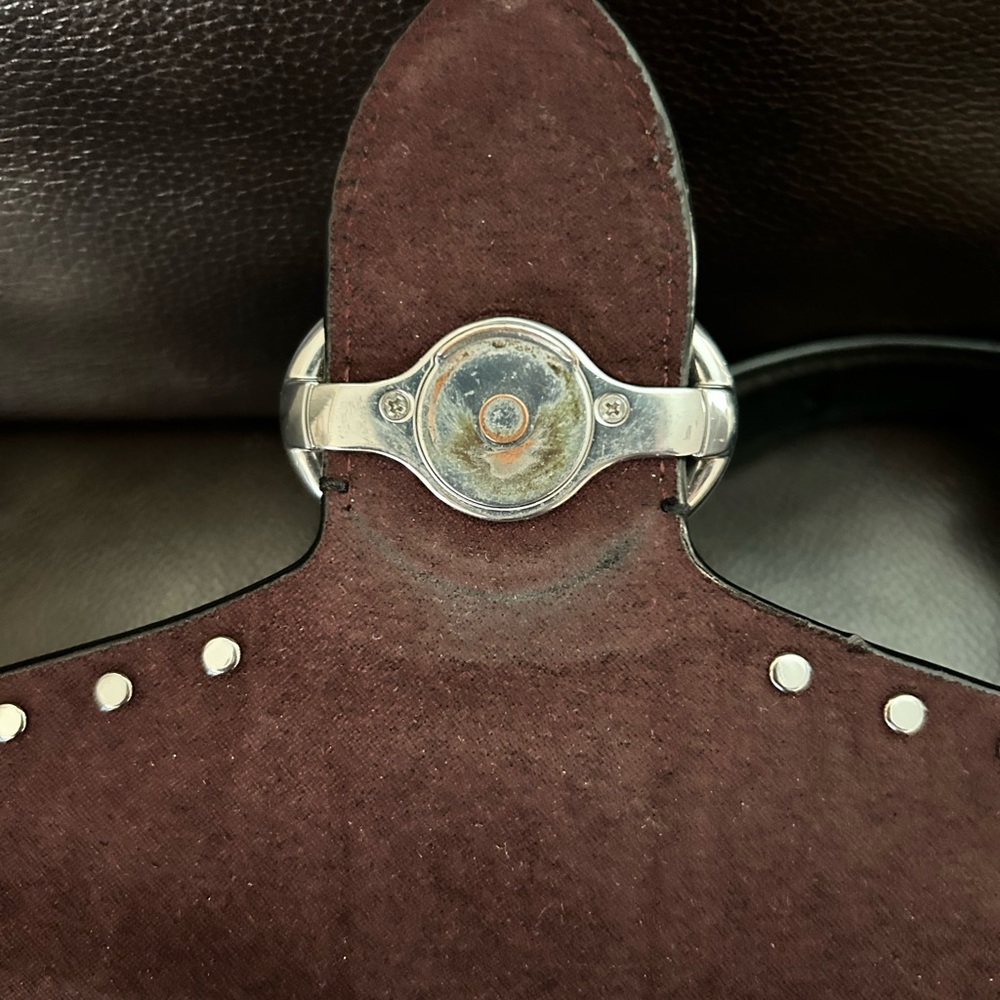 Coach Black Saddle Bag - Picture 6 of 7